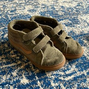 Toddler Boys Velcro Vans Size 10